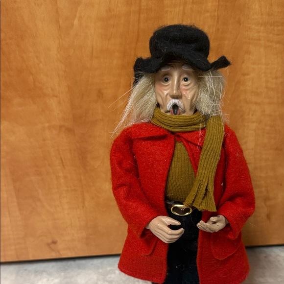 Victorian Caroler Kids Costume Set - Red and Black - Picture 5 of 5